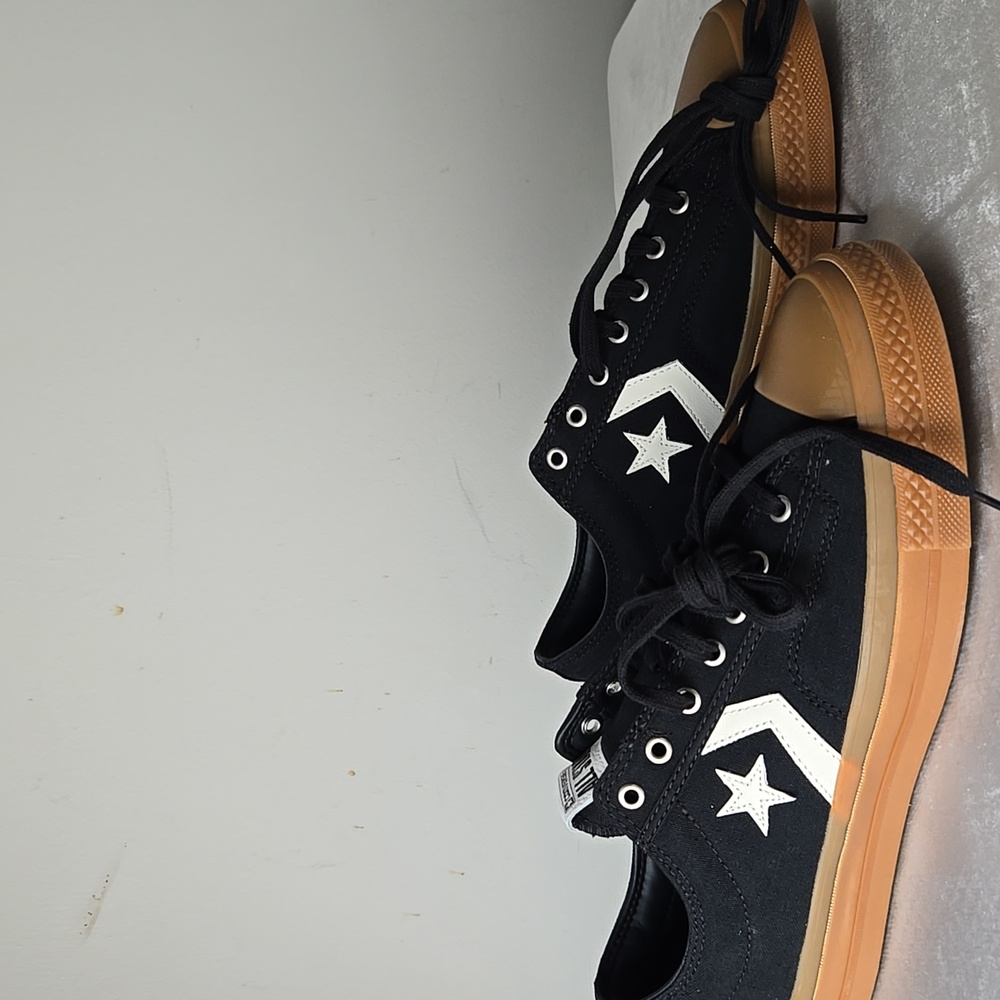 Converse Star Player 76 Ox Sneakers  A08847C Black Gum  US 11.5